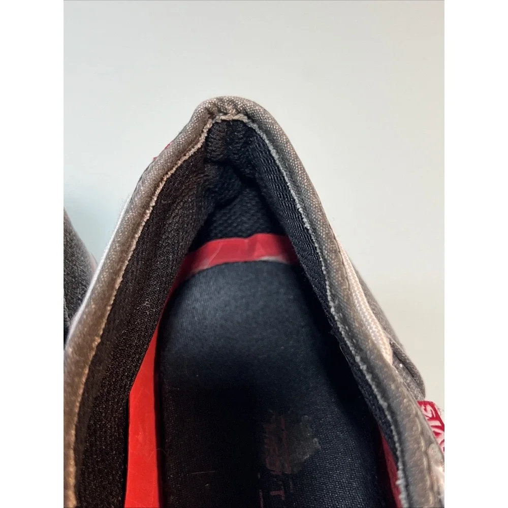 Levis Boat Shoes Men's 10.5 Gray Canvas Casual Deck‎ Sneakers